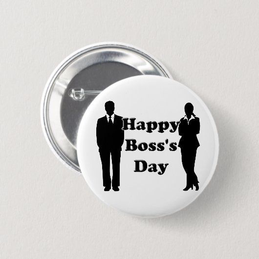 Boss's Day Button (Vorne & Hinten)