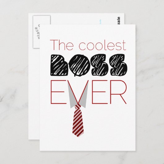 Boss's Day Postkarte (Vorne/Hinten)