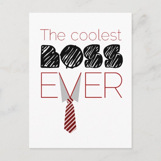 Boss's Day Postkarte (Vorderseite)