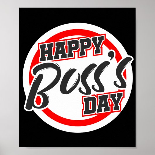 Boss's Day Teamleiter Supervisor Mama Vater Funny Poster (Vorne)