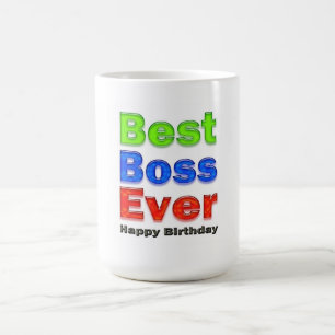 Boss's Geburtstagsgeschenk Bester Boss je Kaffeetasse