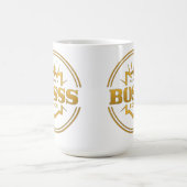 „BOSSS – Kraft und Autorität“ Kaffeetasse (Mittel)