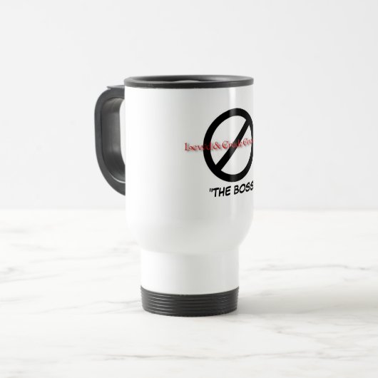 Boss's Travel Mug Reisebecher (Vorderseite Links)