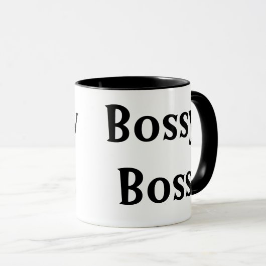 BOSSY BOSS Tasse (VorderseiteRechts)