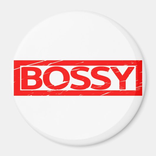 Bossy Briefmarke Magnet (Vorne)
