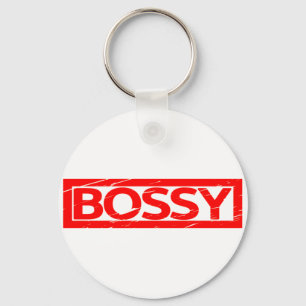 Bossy Briefmarke Schlüsselanhänger