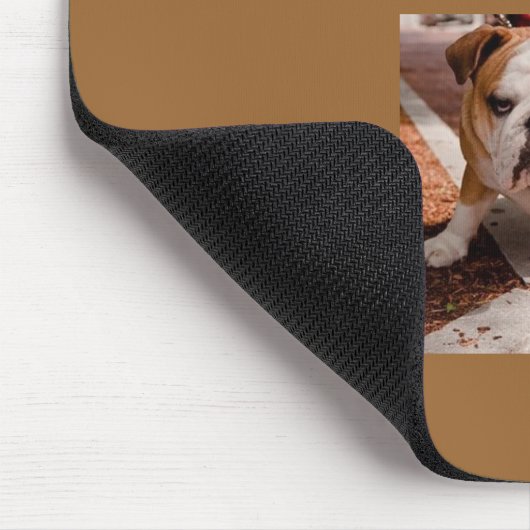 "BOSSY BULLDOG" MOUSEPAD (Ecke)