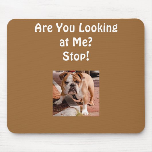 "BOSSY BULLDOG" MOUSEPAD (Vorne)