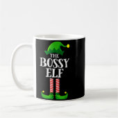 Bossy Elf Matching Family Group Christmas Party Py Kaffeetasse (Links)