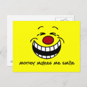 Bossy Face Grumpey Postkarte (Vorne/Hinten)