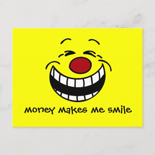 Bossy Face Grumpey Postkarte (Vorderseite)