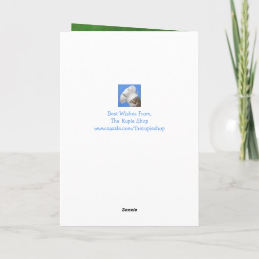 Bossy Funny Demand Rooster wird gut Karte (Rückseite)