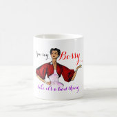 Bossy Gal Retro Kaffeetasse (Mittel)