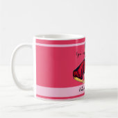 Bossy Gal Retro Pink Kaffeetasse (Links)