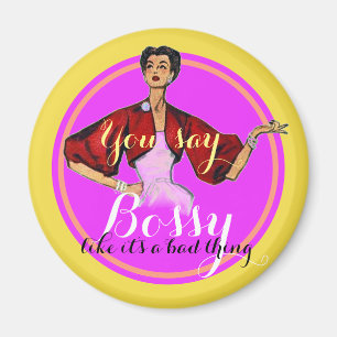 Bossy Gallone Retro Magnet
