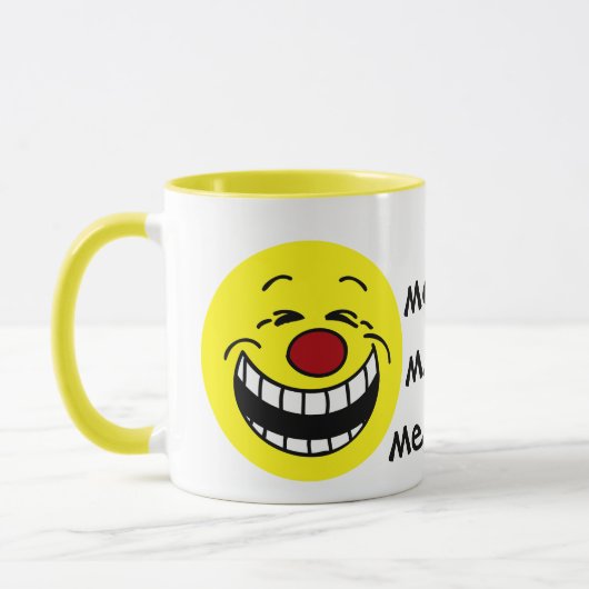 Bossy Gesicht Grumpey Tasse (Links)