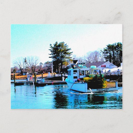 Bossy Lady Postcard Postkarte (Vorderseite)