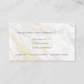 Bossy-Lashes Visitenkarte (Rückseite)