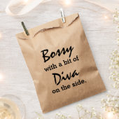 Bossy mit ein bisschen Diva Geschenktütchen (Ausgeschnitten)