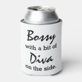 Bossy mit ein bisschen Diva Moderne Mode Dosenkühler (Kanne Vorderseite)