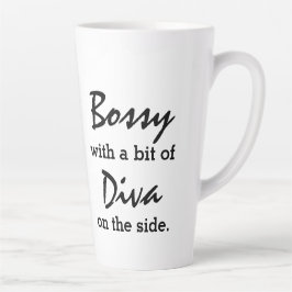 Bossy mit ein bisschen Diva Moderne Mode  Milchtasse