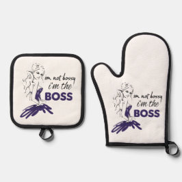 Bossy Ofenhandschuh & Topflappen-Set