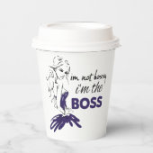 Bossy Pappbecher (Vorderseite)