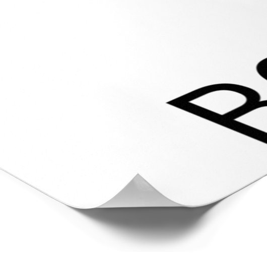 Bossy People Poster (Ecke)