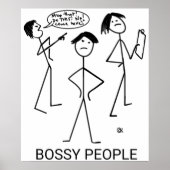 Bossy People Poster (Vorne)