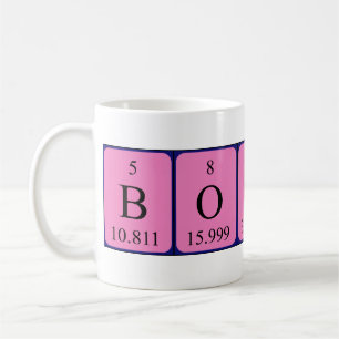 Bossy Periodenname Tasse