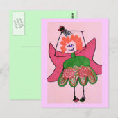 Bossy Saucy Fairy Postkarte (Vorne/Hinten)