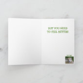 Bossy Sheep Ratschläge Weisheit gut werden Karte (Innenseite)