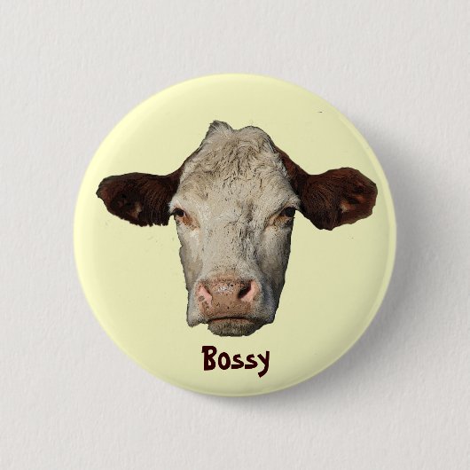Bossy the Cow Button (Vorderseite)