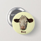 Bossy the Cow Button (Vorne & Hinten)
