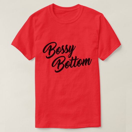 BOSSY UNTERSEITE T-Shirt (Design vorne)