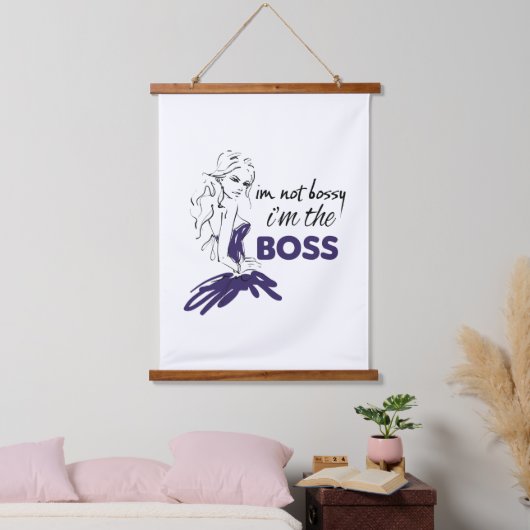 Bossy Wandteppich Mit Holzrahmen (Schlafzimmer)