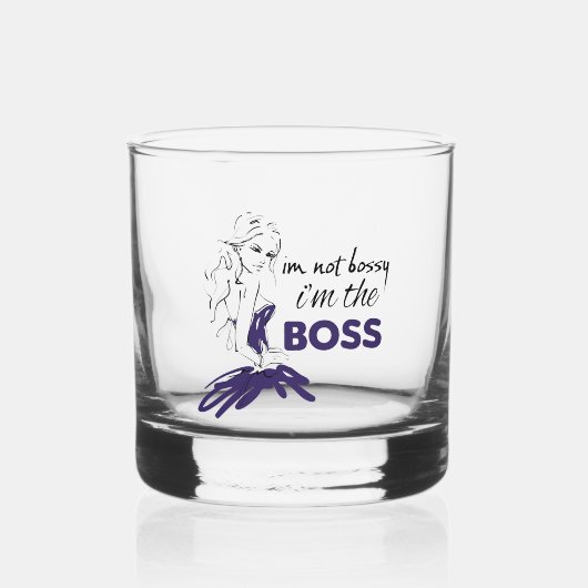Bossy Whiskyglas (Vorderseite)