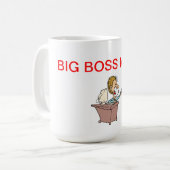 BossYellingPhone, CHEF-MANN!! Kaffeetasse (Vorderseite Links)