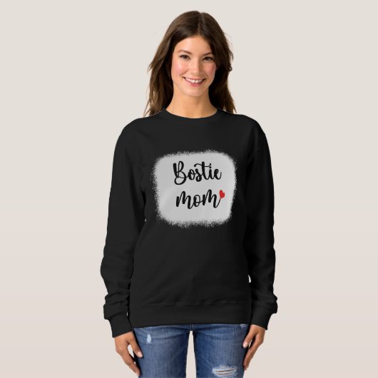 Bostie Dog Mom Womens Boston Terrier Sweatshirt (Vorne ganz)
