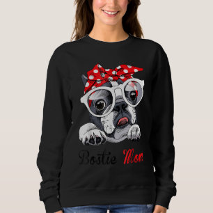 Bostie Mama Niedlich Boston Terrier Dogs Sweatshirt