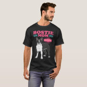 Bostie Mom Of The Cutest Dog Owner Boston Terrier T-Shirt (Vorne ganz)