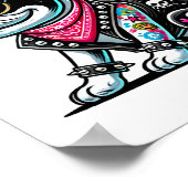 Bostie Punk-Design Poster (Ecke)