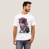 Bostie Punk Design T-Shirt (Vorne ganz)