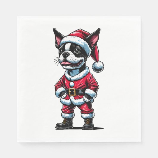 Bostie Santa Claus Serviette (Vorderseite)