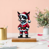 Bostie Weihnachtsmann Acrylschild (Hochzeit)