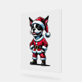 Bostie Weihnachtsmann Acrylschild (Winkel)