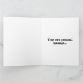 BOSTIN BABBY Black Country Worte Neue Babykarte Karte (Innenseite)