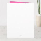 BOSTIN BABBY Black Country Worte Neue Babykarte Karte (Rückseite)