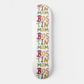 Bostin Mama Black Country Words Skateboard (Vorderseite)