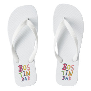 Bostin Vater Black Country Flip Flops Beach Footwe Badesandalen
